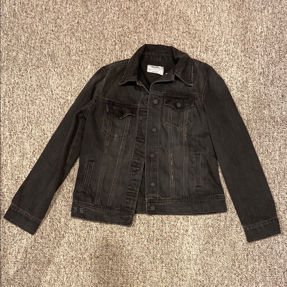 Black jean jacket